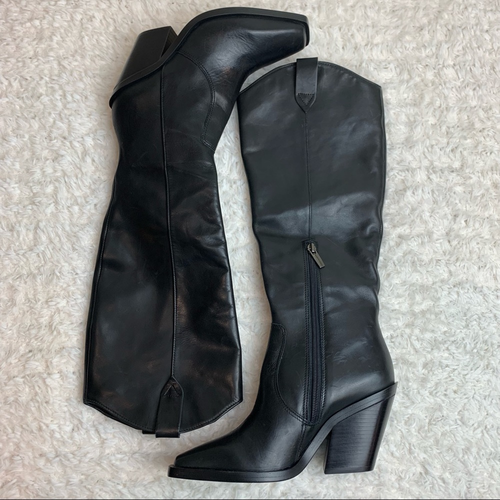 NEW Vince Camuto Afelia Knee High Boot in Black Leather . New without box. - Picture 8 of 16